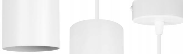 MODERNE LOFTHÆNGELAMPE HVID LED-LAMPE