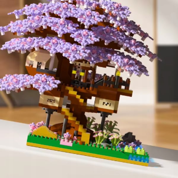 Byggklossar Sakura Körsbärsblommor Klossset 2229 delar.