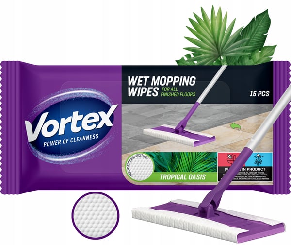 Vortex golvrenningsdukar 15 st Tropical Oasis