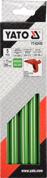 LIIMAPATRUUNOJA 11,2X200MM 5 KPL VIHREÄ - YT-82436