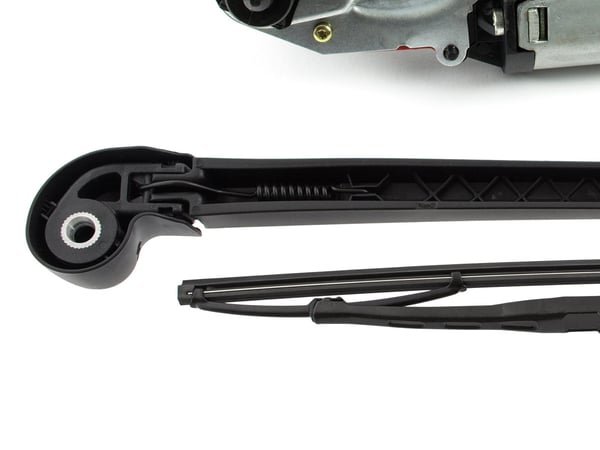 Audi A4 B7 / Avant 04-08 SÆT: viskermotor + bagrudeviskerarm + blad + bagrudesprinklerdyse 3 stk. SÆT