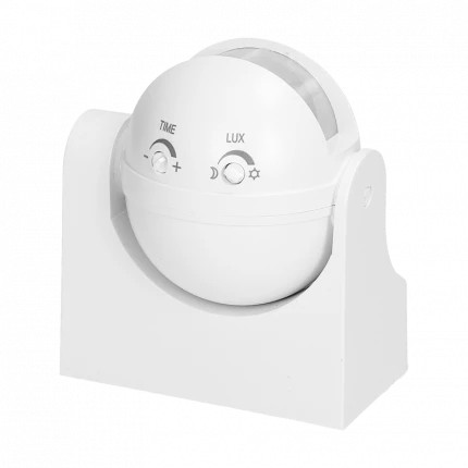 BEVÆGELSESSENSOR 180° IP44 1200W HVID - ON-CR-201/W