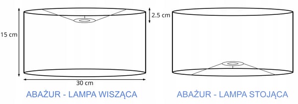 MODERNI LAMPUNVARJOSTIN 30 CM MATERIOLLA, VALITSE 13 VÄRIÄ