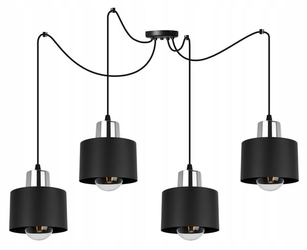 MODERNI KATTOVALAISIN MUSTA LED-VALAISIN