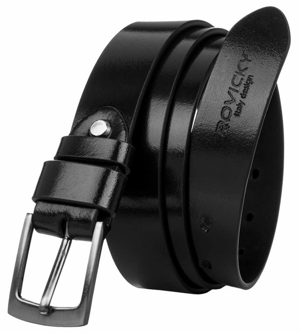 M läderbälte WAS PLW-R-1 105 svart