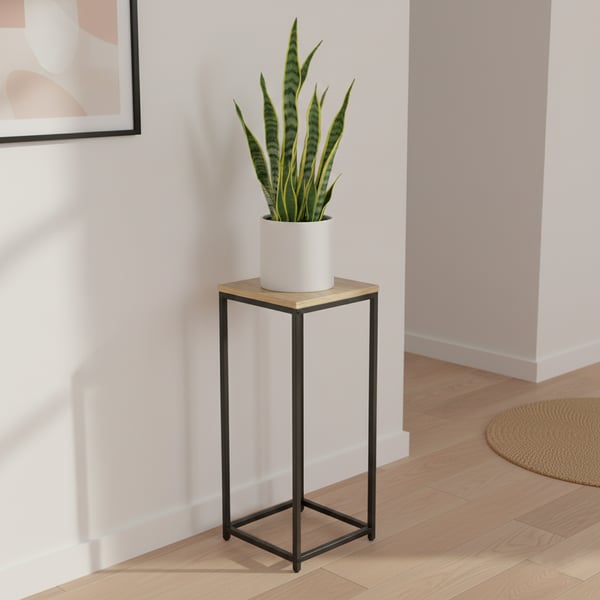 Blomställning för växter och krukor i metall, stående, höjd 62 cm