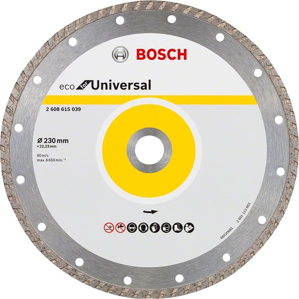 ECO TURBO KONSTRUKTION DIAMANTBLAD 230MM - B 2608615039 ECO TURBO KONSTRUKTION DIAMANTBLAD 230MM - B 2608615039