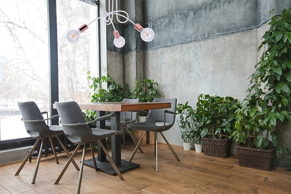 Loft-kuparinen moderni riippuvalaisin