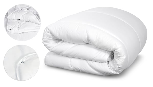 dyne 140x200 cm 4 sæsoner antiallergisk mikrofiber silikone