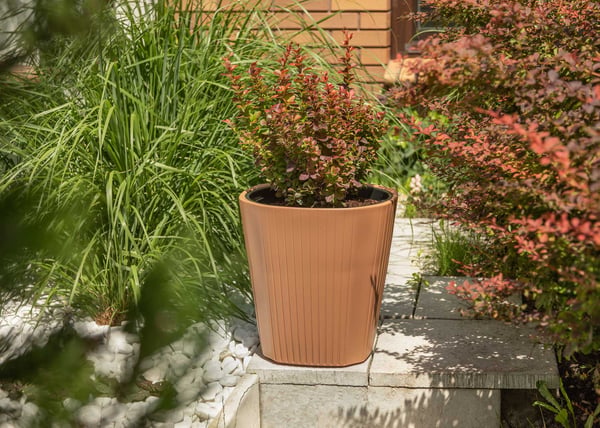 Mora blomkrukke antracit 39x41 cm