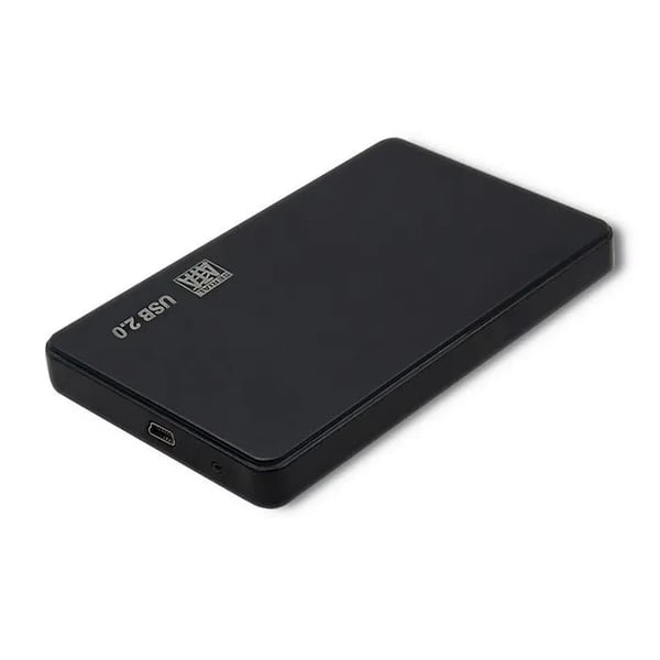 Qoltec-kabinet til HDD/SSD 2,5" SATA3 | USB 2.0 | Sort