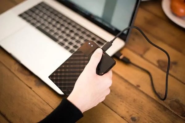 Verbatim 2 TB 2,5" Fingerprint Secure USB-C 3.0 Gen1 extern hårddisk med fingeravtrycksläsare
