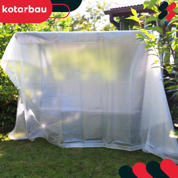 KOTARBAU Presenning skyddande överdrag starkt tjockt universellt förstärkt vattentät transparent växthus 120 g/m2 5x8 m