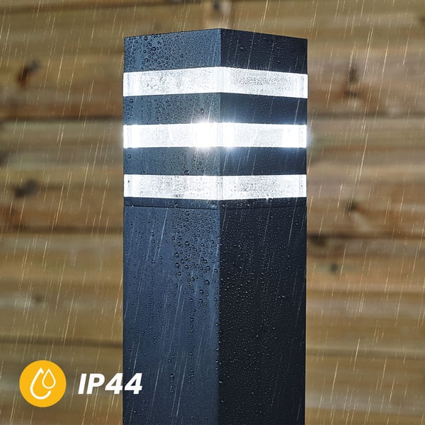Trädgårdslampa utomhus stående stolpe E27 LED TAXUS 2 60cm LUMILED