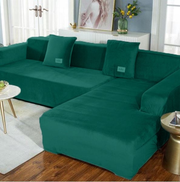 Sohvanpäällinen, sohva, 1-istuttava sohva, vihreä sametti