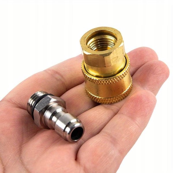 Adapter til montering af en 1/4" GZ-høvl på en 1/4" hurtigkobling