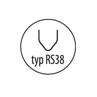 0,8MM RS38 HÄFTKLAMMER FÖR PLAST 100 ST - DED75271