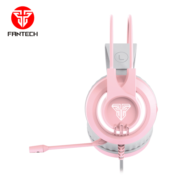 Fantech HG20 Chief gaming mikrofon RGB-høretelefoner rosa