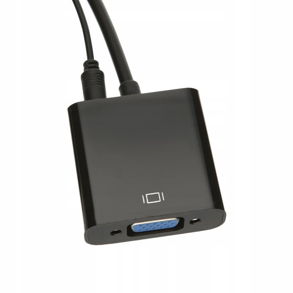 Mini HDMI till VGA-adapter DSUB-omvandlare + ljud