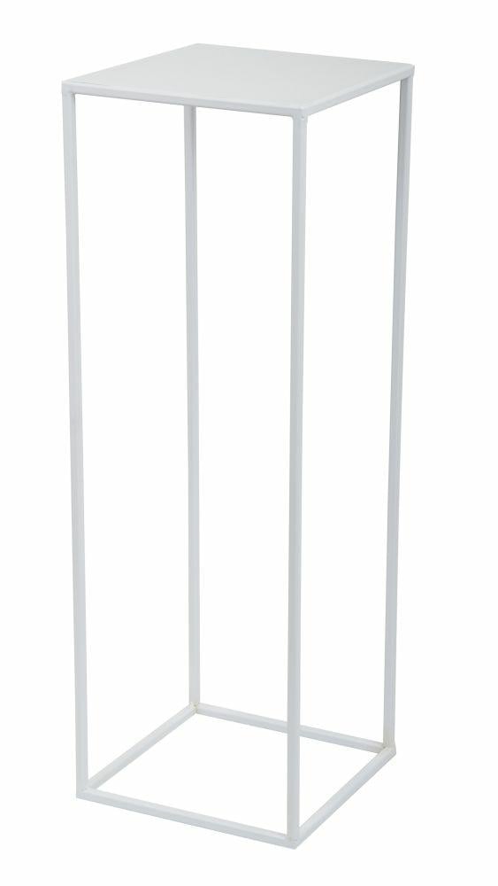 Vit modern stående blomställning 70 cm