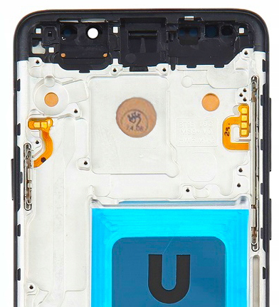 Samsung Galaxy S9 Plus G965 SM-G965F Incell LCD-skærm sort med ramme