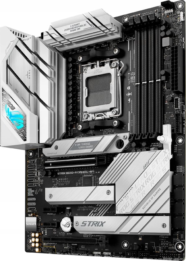 Asus ROG Strix B650-A pelitietokoneen wifi-emolevy /AMD B650/DDR5/SATA3/M.2/WiFi/BT/PCIe4.0/AM5/ATX