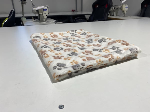 Fleecepeite 70x50 cm tassut vaaleat