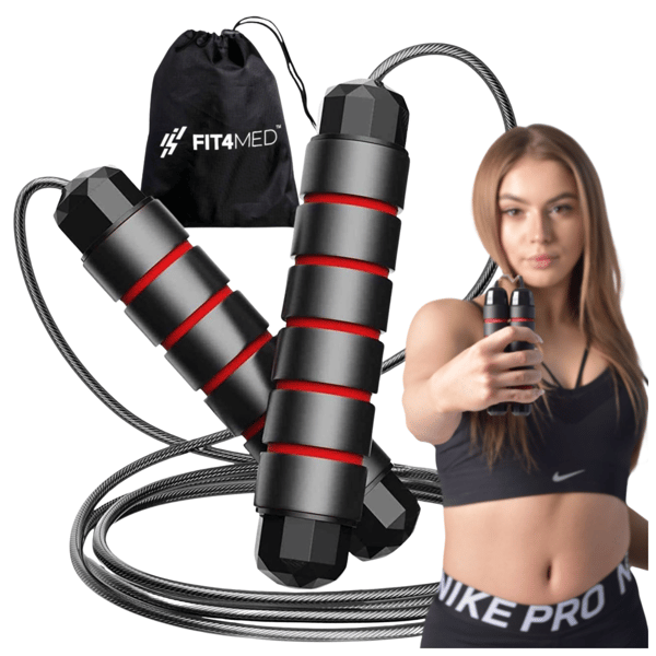 CrossFit-teräksinen hyppynaru FIT4MED-laakereilla