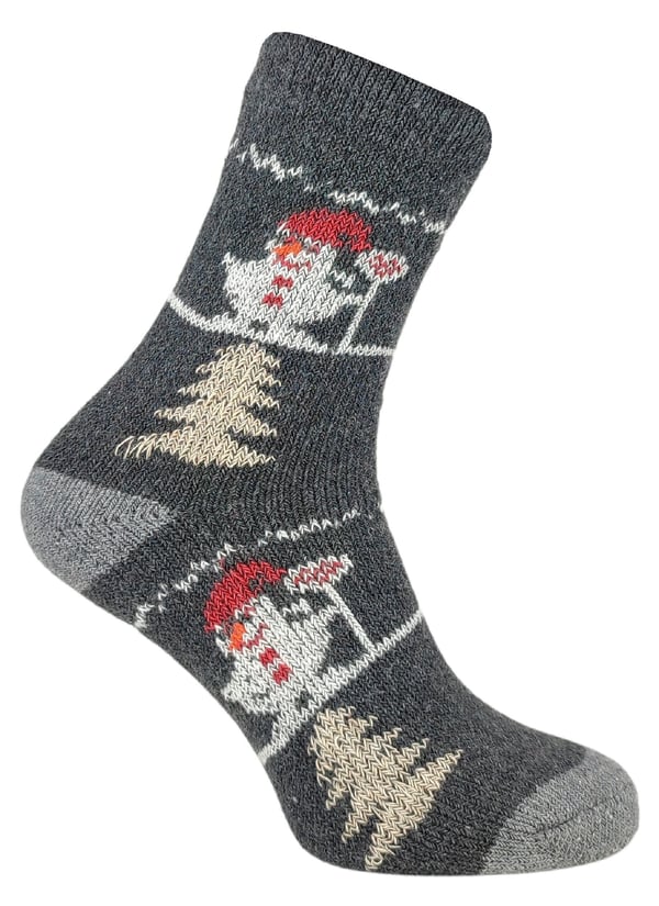 3X Alpaca tykke julesokker uldstrømper 39-42