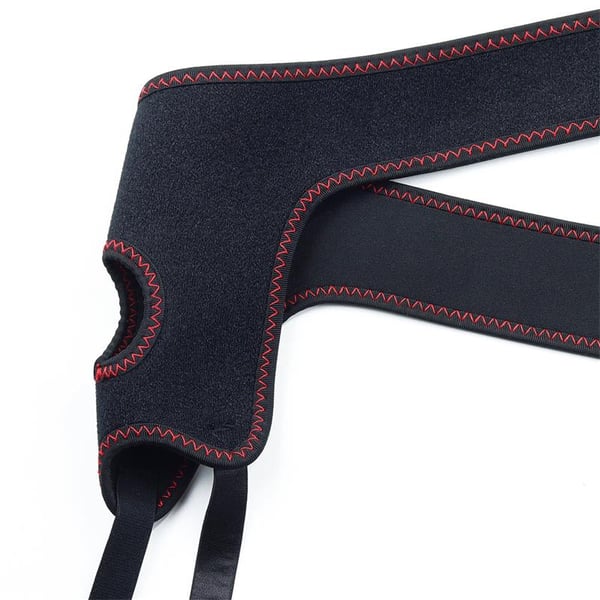 Lovetoy enkelt strap-on-set 8,5'' svart