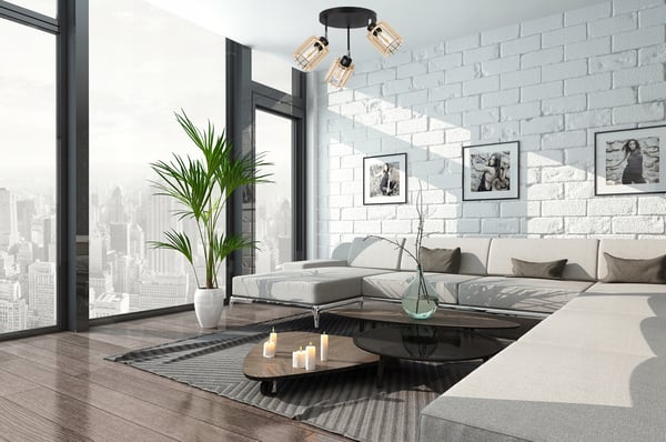 MODERNI PUINEN LED-KATTOVALAISIN