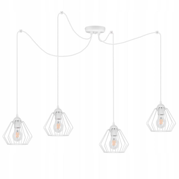 HÄNGANDE taklampa ljuskrona SPIDER loft E27 LED