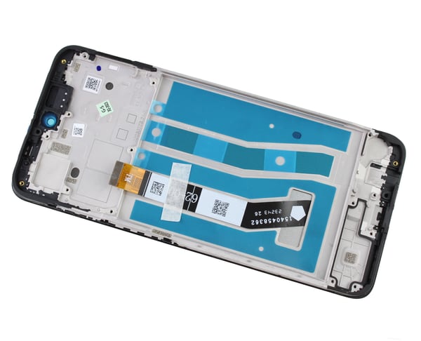 Motorola Moto G54 XT2343 original LCD-skärm och pekskärm renoverad svart ram