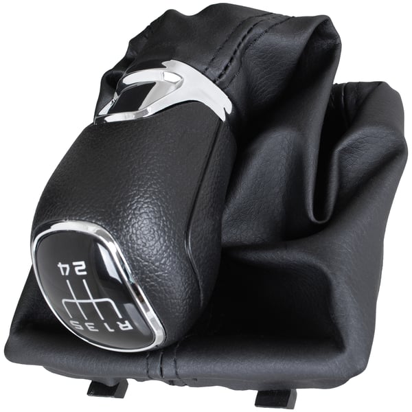 Skoda Octavia III 2012- gearvælger sort ABS med bellows og ramme 5 gear