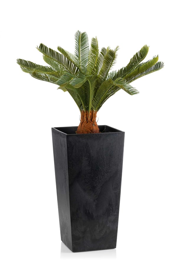 Porto sort betonblomkruka h46x25x25 cm