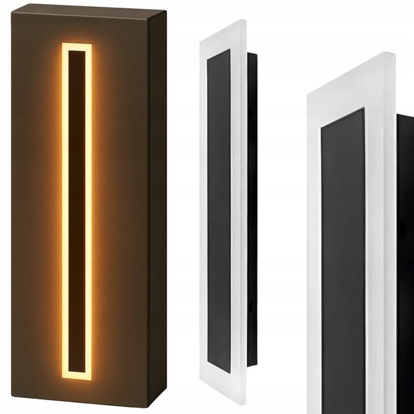 Puutarhavalaisin julkisivuseinävalaisin LED ulkokäyttöön pitkä 120 cm erittäin lämmin