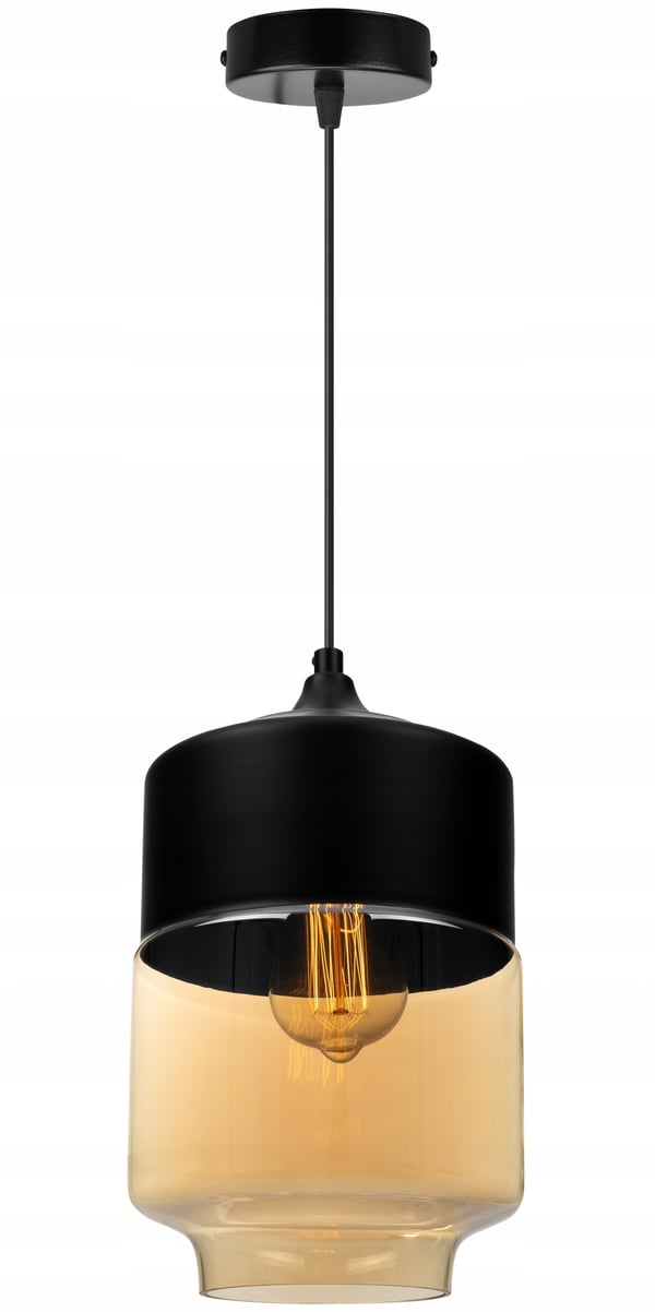 HÆNGENDE LOFTSLAMPE, GLASPLAFON, LED-LAMPE