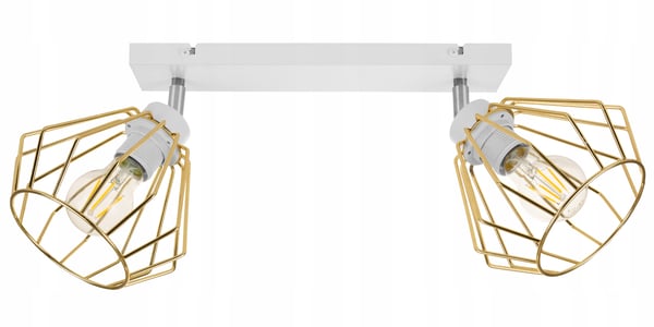 Lofthængende lampe med gylden LED-loftlampe