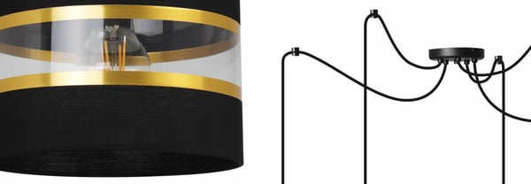 Loftshængende lampe lysekrone lampeskærm moderne
