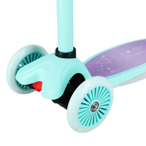 Lasten potkulauta NILS FUN HLB1310 violetti LED