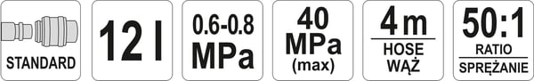 FETTSPRUTA, PNEUMATISK FETTSPRUTA, PNEUMATISK FETTSPRUTA - YT-07067