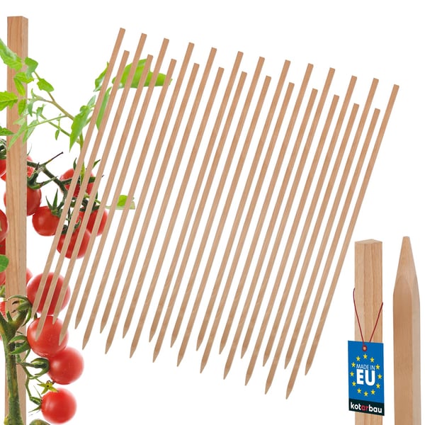 KOTARBAU® Tomatstøtter til grøntsager, 80 cm, sæt med 25 stk.