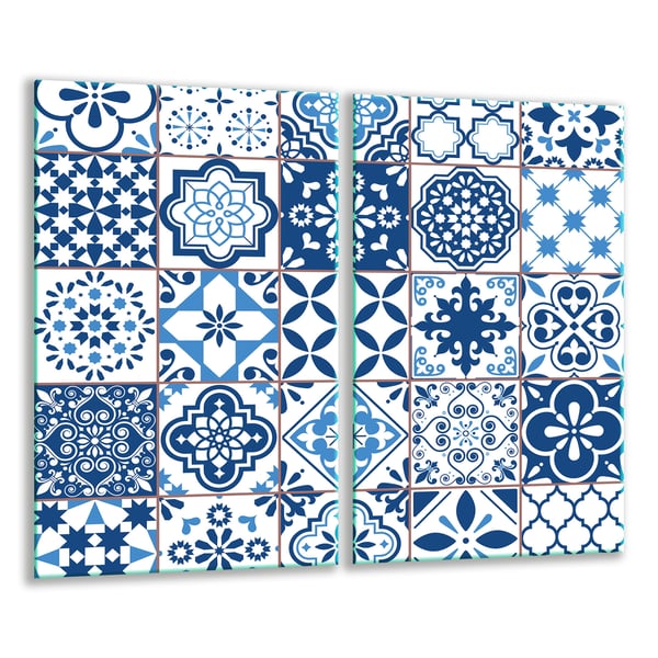 TMK ArtDeko Glas Skærebræt 2x 30x52 Mosaik