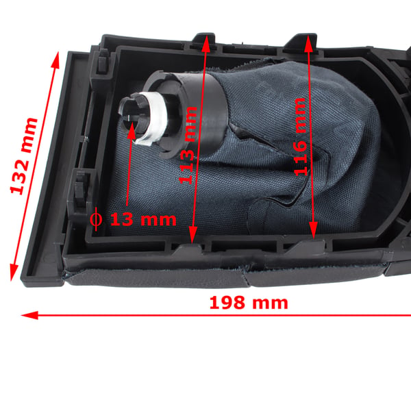 Seat Ibiza III 02-09 gearbilholder sort med støvbeskyttelse 5 gear