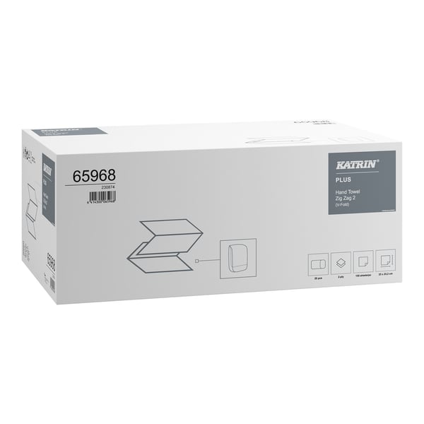 Handduk Z 2w vit PLUS-pack 3000 st 65968