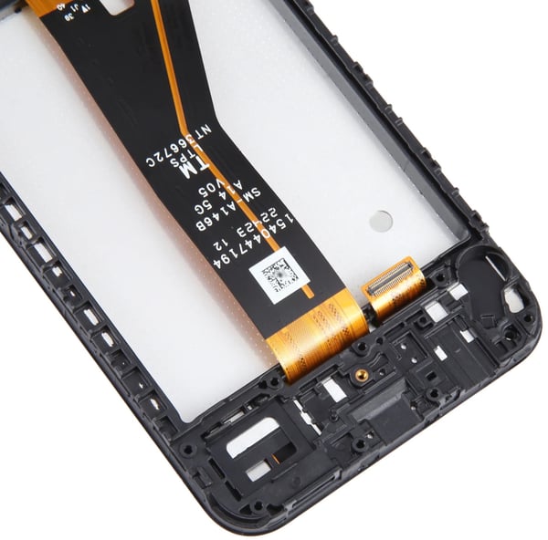 Samsung Galaxy A14 A146P 5G original LCD-skärm och pekskärm renoverad svart ram