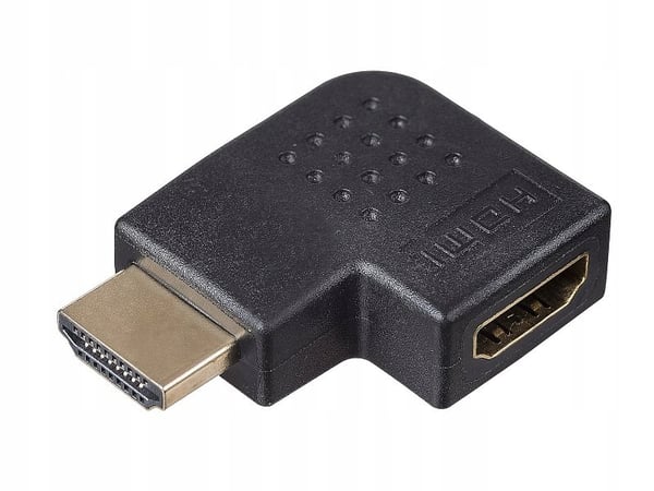 Akyga AK-AD-45 HDMI A/M - HDMI A/F adapter sidevinklet