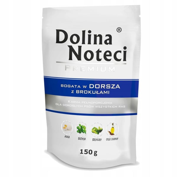 Dolina Noteci Premium rik på torsk med broccoli 30x150g