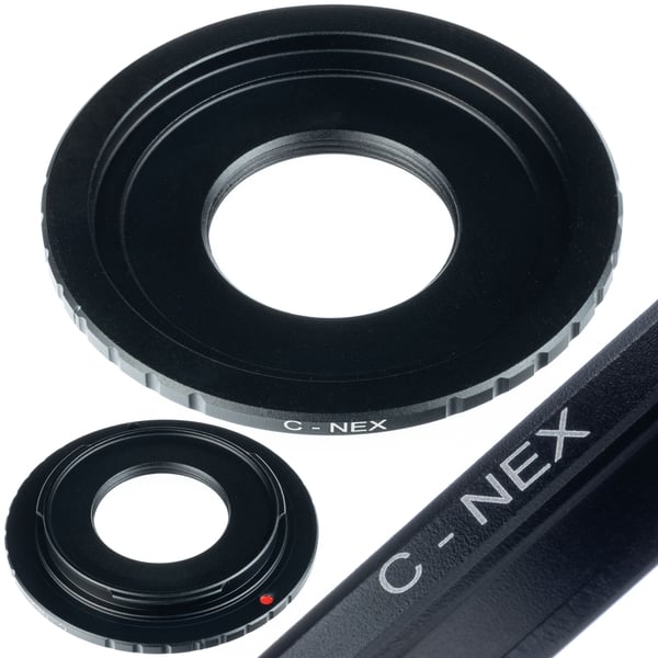 C-Mount M25 - Sony E-Mount-sovitin Sony-kameroille