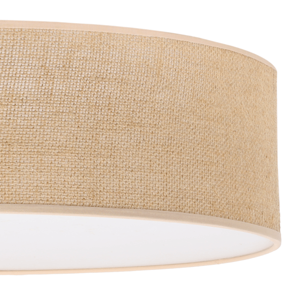 TAKLAMPA JUTA PLEXI BEIGE 50CM E27